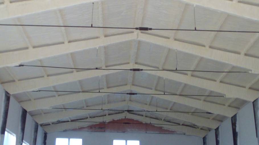 Zateplení haly v Přáslavice